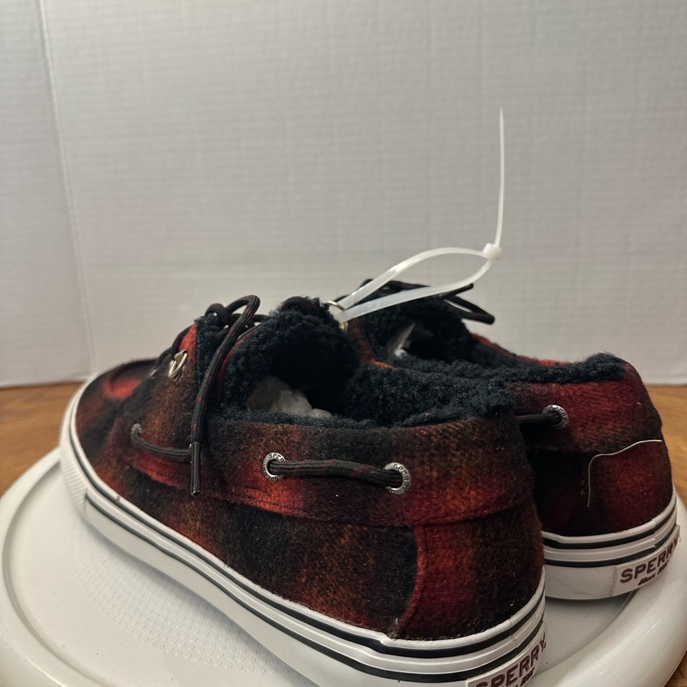 🆕Sperry Men's Buffalo Plaid Wool Sneakers - Picture 6 of 13